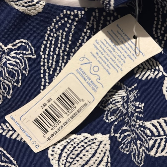 Seea Bikini Set Brasilia Top Georgia Bottom in Gaia Large Sold by Free People 54 - Picture 7 of 12